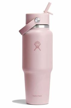 Picture of 32OZ WIDE FLEX STRAW TRAVEL BOTTLE TRILLIUM